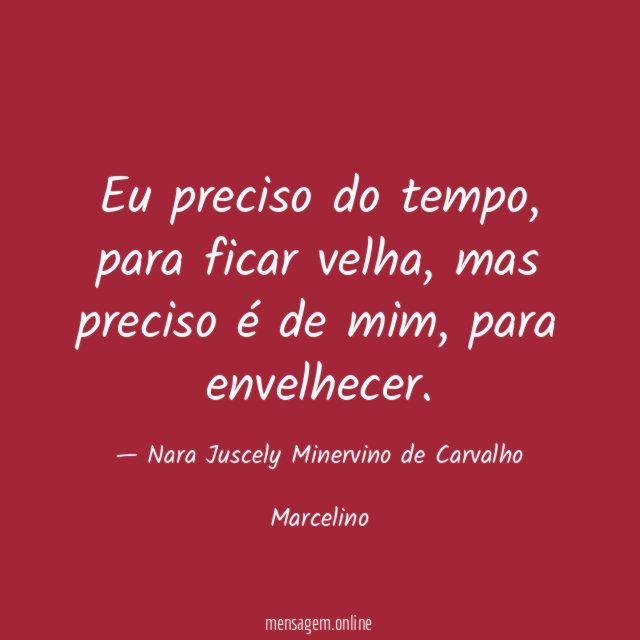 Eu preciso do tempo