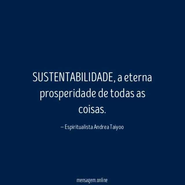 SUSTENTABILIDADE