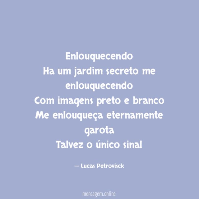Enlouquecendo