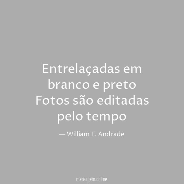 Entrelaçadas em branco e preto Fotos são editadas pelo tempo