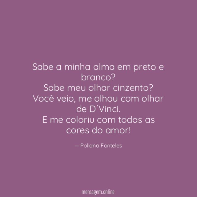 Sabe a minha alma em preto e branco