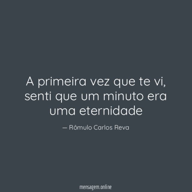 A primeira vez que te vi