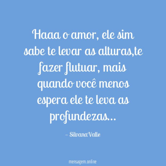 Haaa o amor