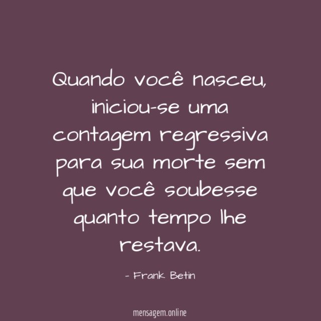 Quando você nasceu
