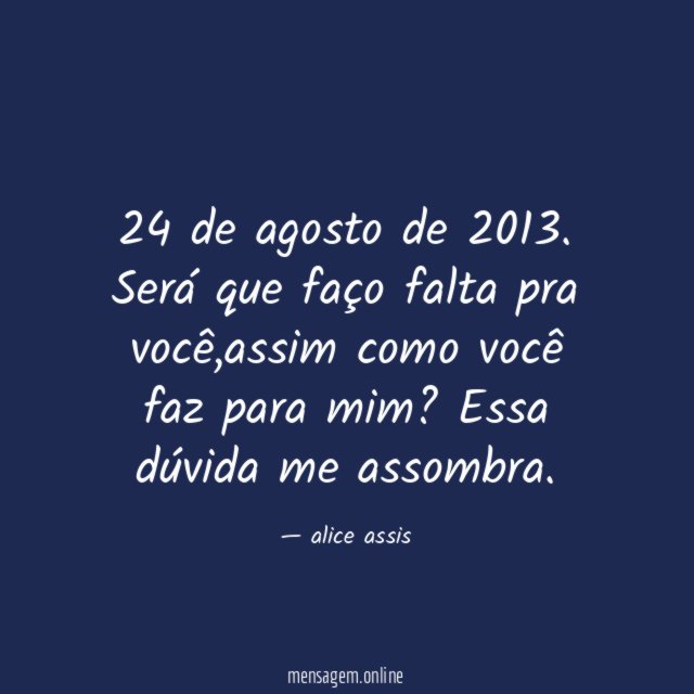 24 de agosto de 2013