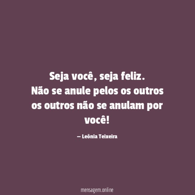 Seja você