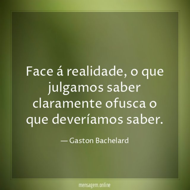 Face á realidade