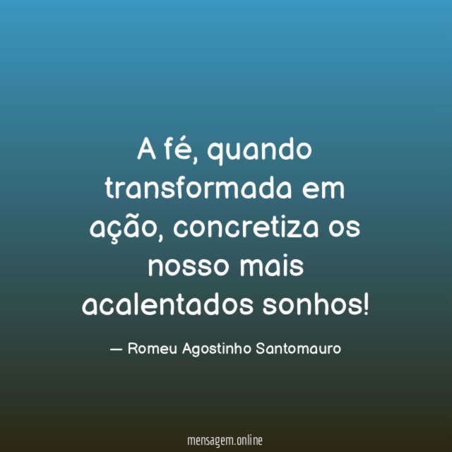 A fé