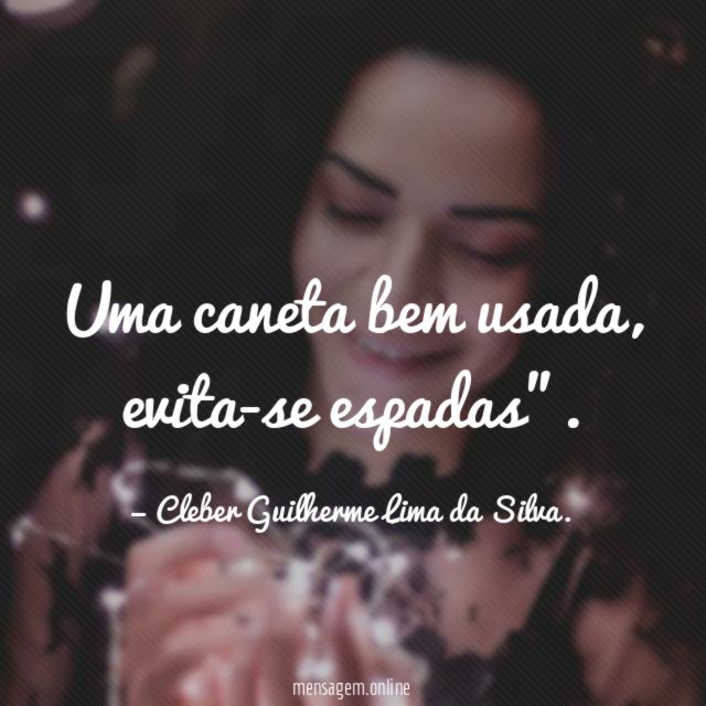Uma caneta bem usada