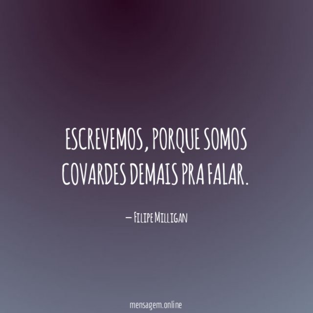 Escrevemos