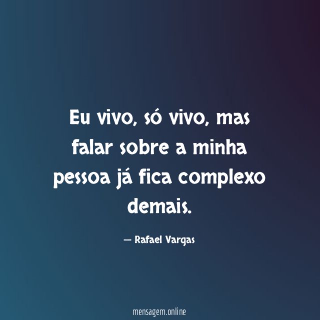 Eu vivo
