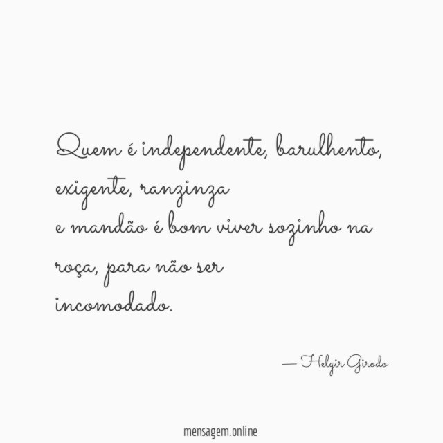 Quem é independente