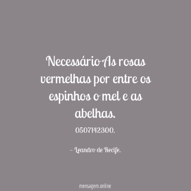 Necessário