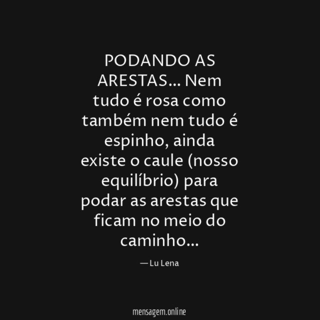 PODANDO AS ARESTAS…