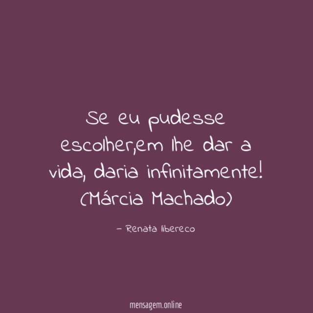 Se eu pudesse escolher