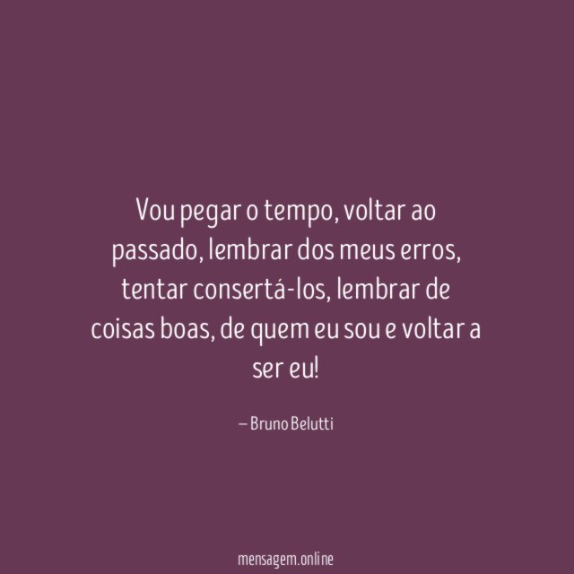 Vou pegar o tempo