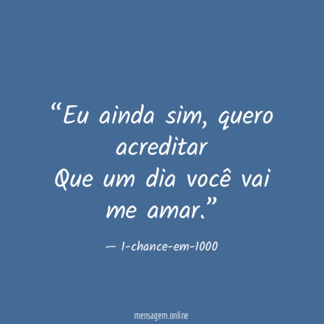 Eu ainda sim