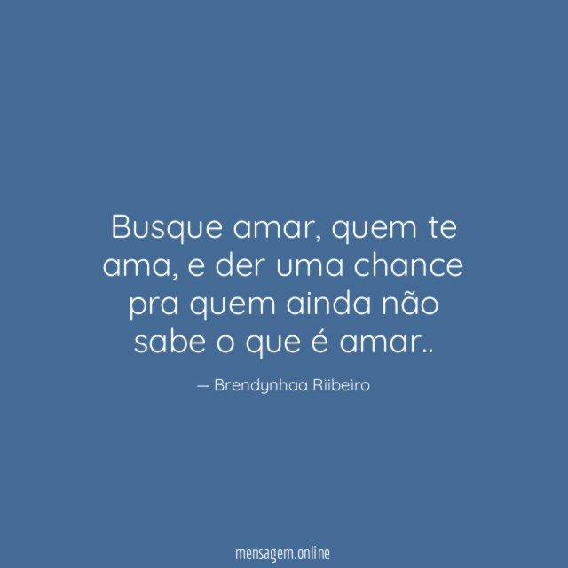 Busque amar