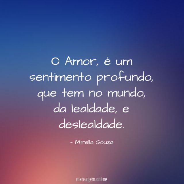 O Amor