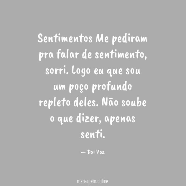 Sentimentos