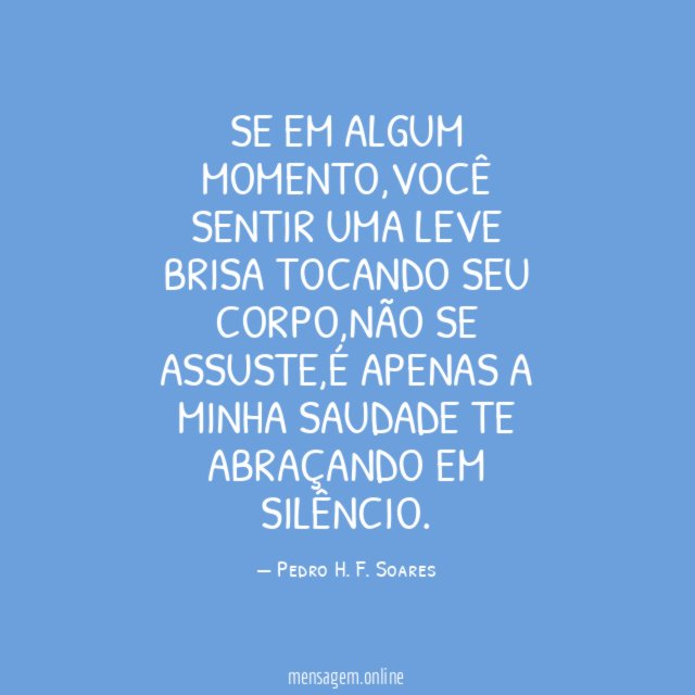 Se em algum momento