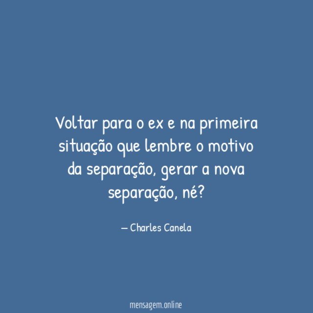 Voltar para o ex e na primeira situação