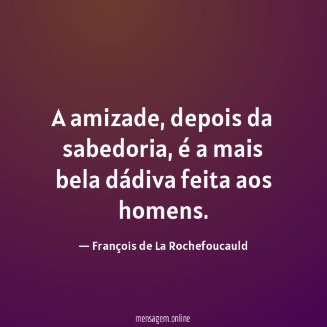 A amizade