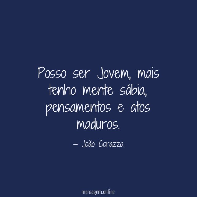 Posso ser Jovem
