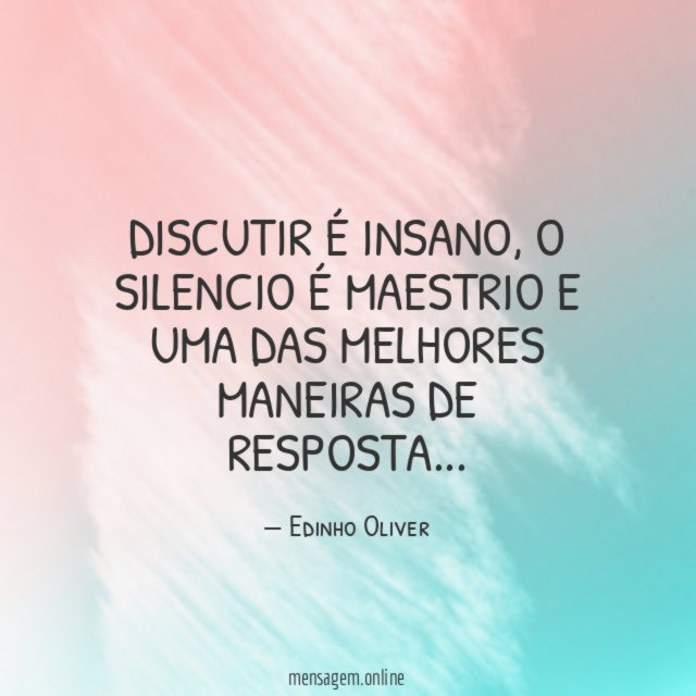 Discutir é insano