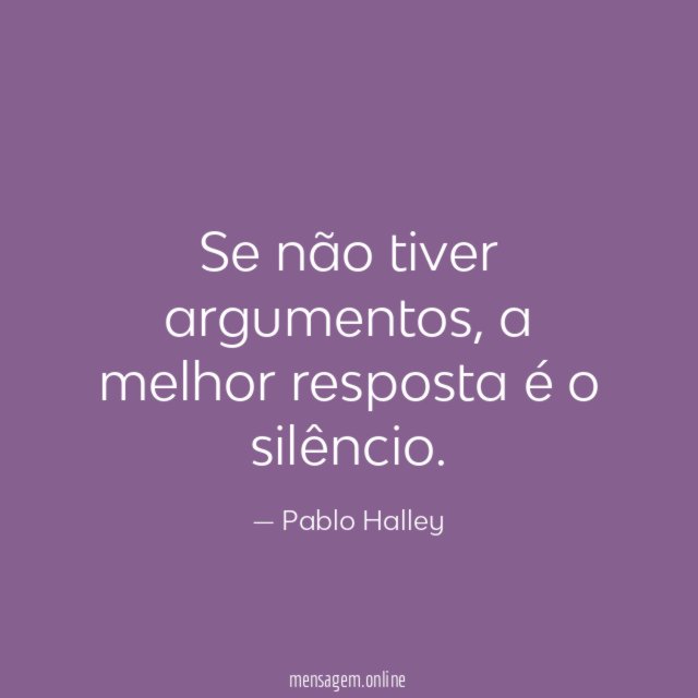 Se não tiver argumentos