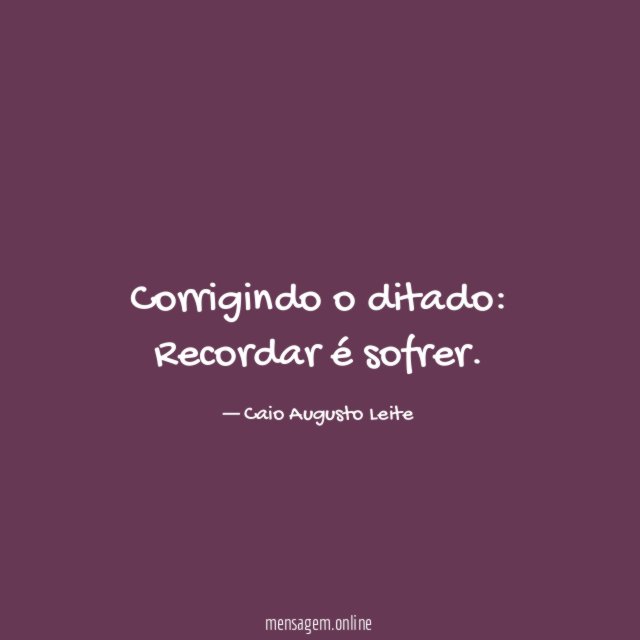 Corrigindo o ditado