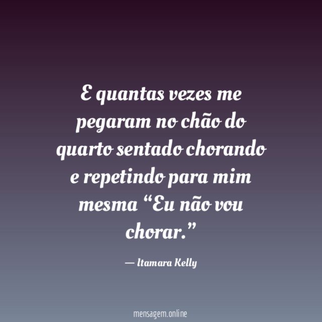 E quantas vezes me pegaram no chão do