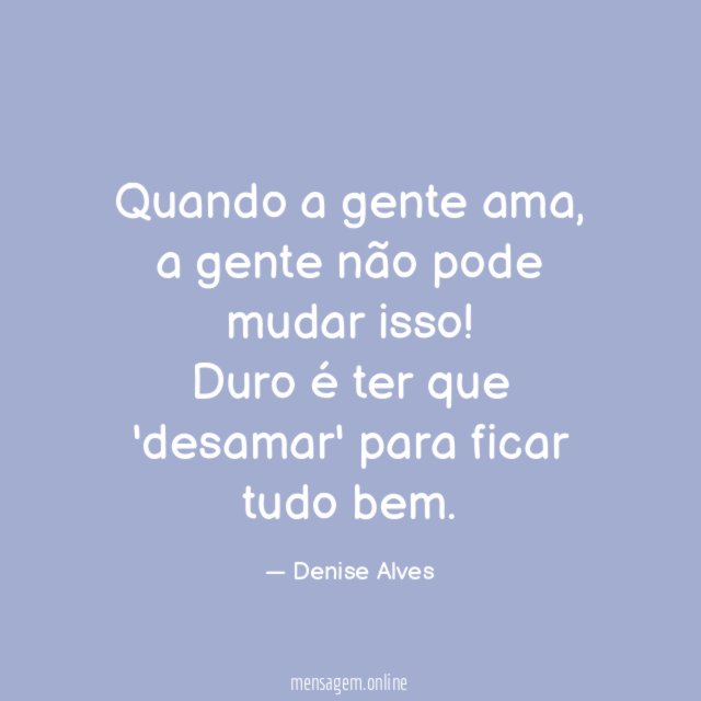 Quando a gente ama