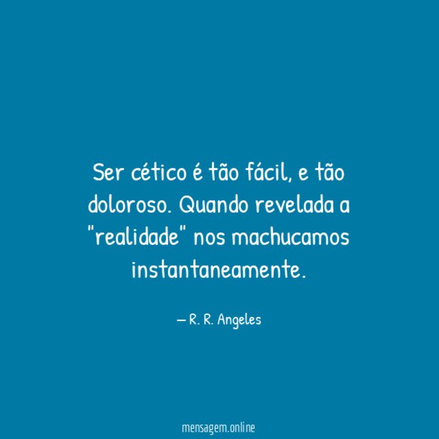 Ser cético é tão fácil