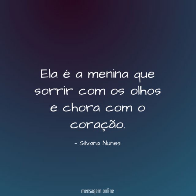 Ela é a menina que sorrir com os