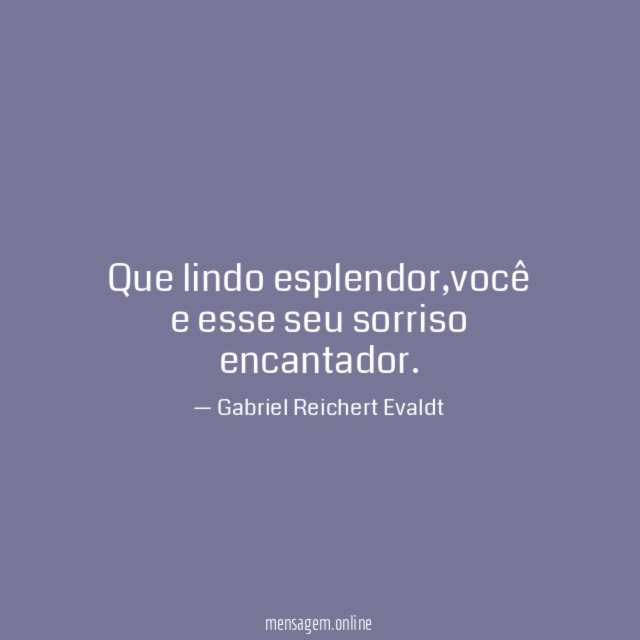 Que lindo esplendor