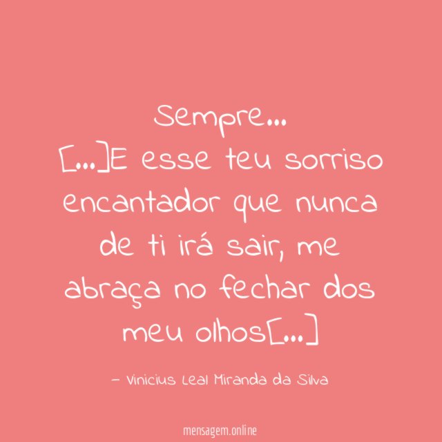 Sempre…