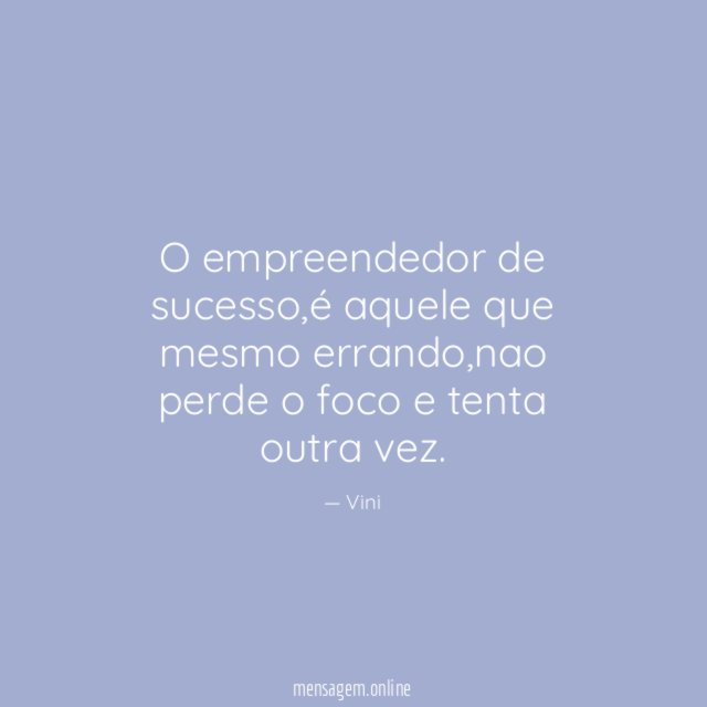 O empreendedor de sucesso