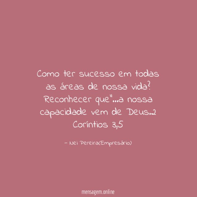 Como ter sucesso em todas as áreas de nossa vida