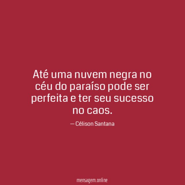 Até uma nuvem negra no céu do paraíso