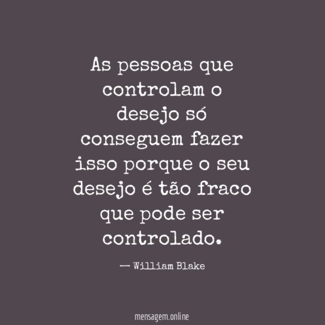 As pessoas que controlam o desejo só conseguem