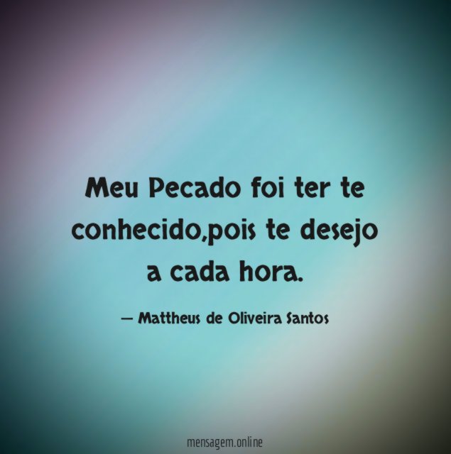 Meu Pecado foi ter te conhecido