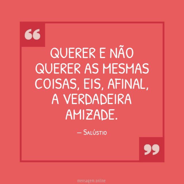 Querer e não querer as mesmas coisas