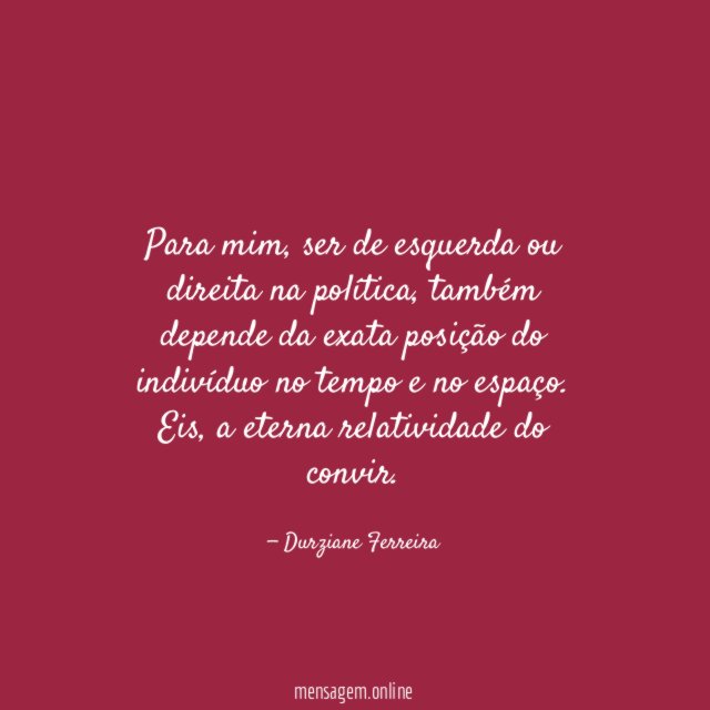 Para mim