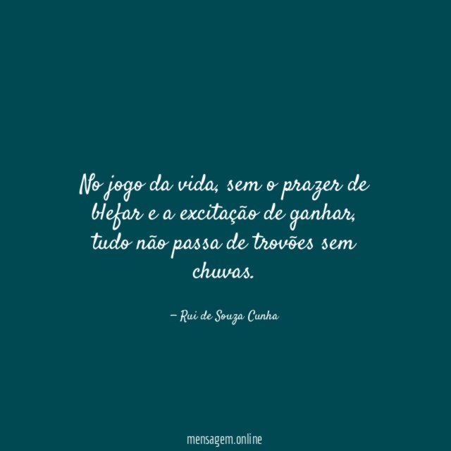 No jogo da vida