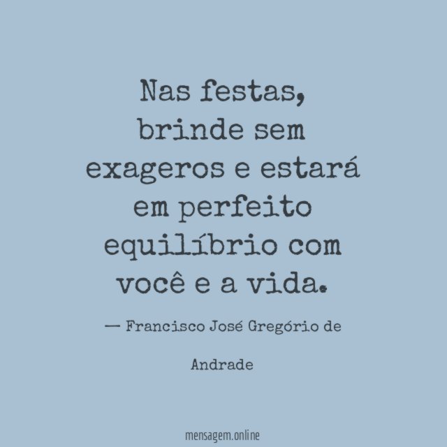 Nas festas