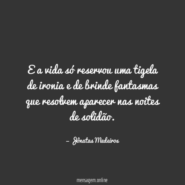 E a vida só reservou uma tigela de