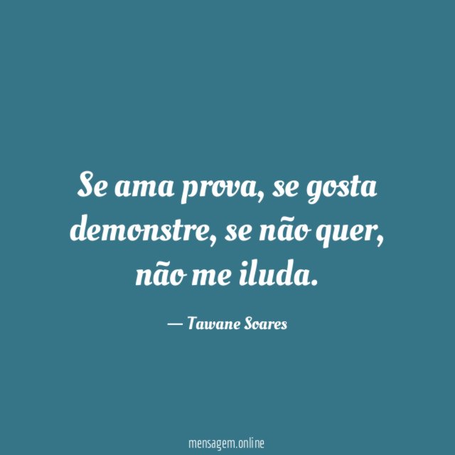 Se ama prova