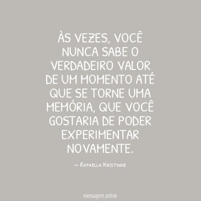 Às vezes
