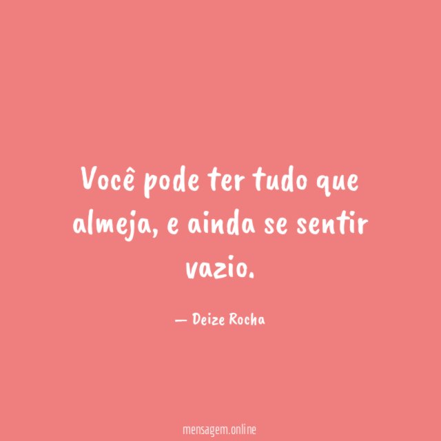 Você pode ter tudo que almeja